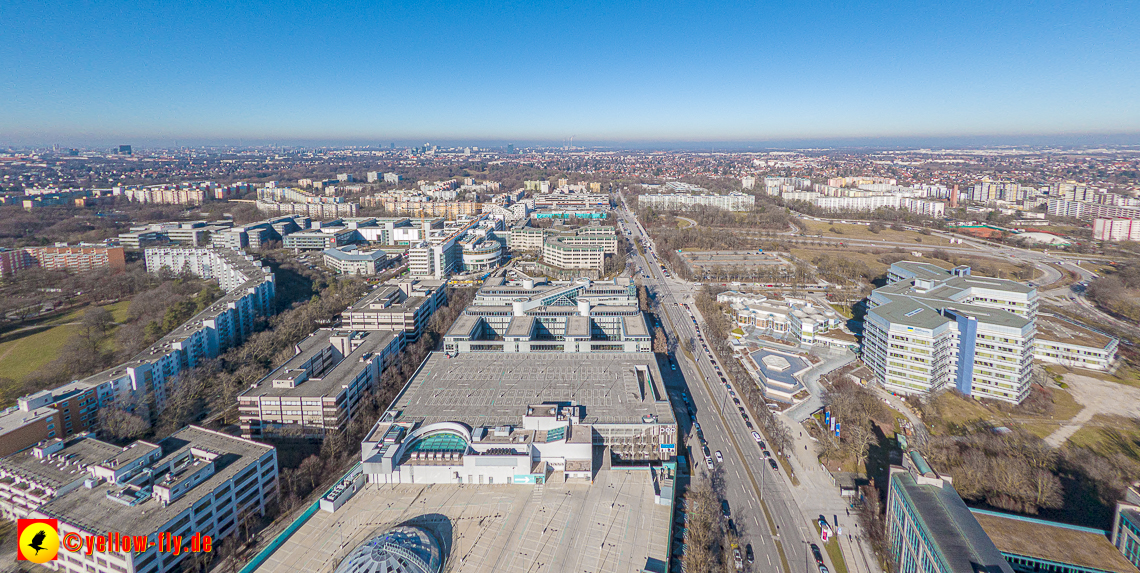 15.02.2023 - Luftbilder Perlach Plaza, Allianz, Wacker, Rentenversicherung, PEP